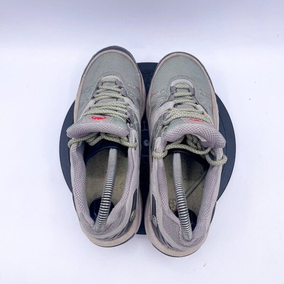 Dunham Women Hiking Boots size 7 2A WOW623GN green Gray Suede vibram sole - Picture 9 of 10